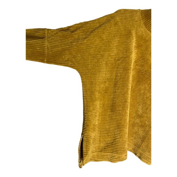 Madewell Texture & Thread Velour Corduroy Mock Neck Top-sz Large - Picture 6 of 9